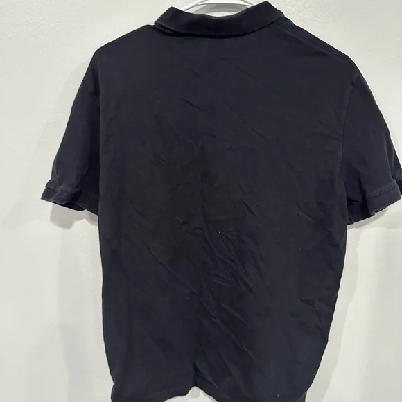 Armani Exchange Men's Dark Polo with Bold Branding - Picture 3 of 5